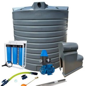 Water tank Combo Full House: 5000l Water tank & 0.75kw Peripheral Water Pump — product photo