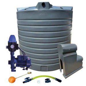 Water tank Combo Executive: 2500l Water tank & 1.1kw Monoblock Water Pump kit — product photo