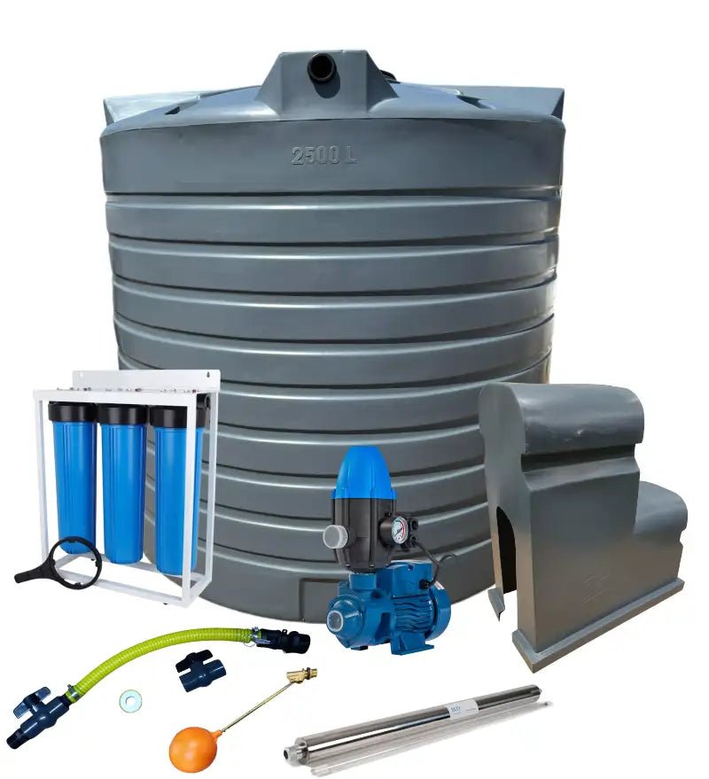 Water tank Combo Full House: 2500l Water tank & 0.37kw Peripheral Water Pump — view 2