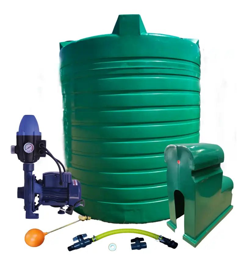 Water tank Combo Executive: 15 000l Water tank & 1.1kw Monoblock Water Pump kit — product photo