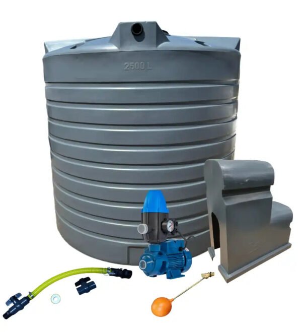 Water tank Combo Executive: 10 000l Water tank & 0.75kw Peripheral Water Pump xe2x80x94 product photo
