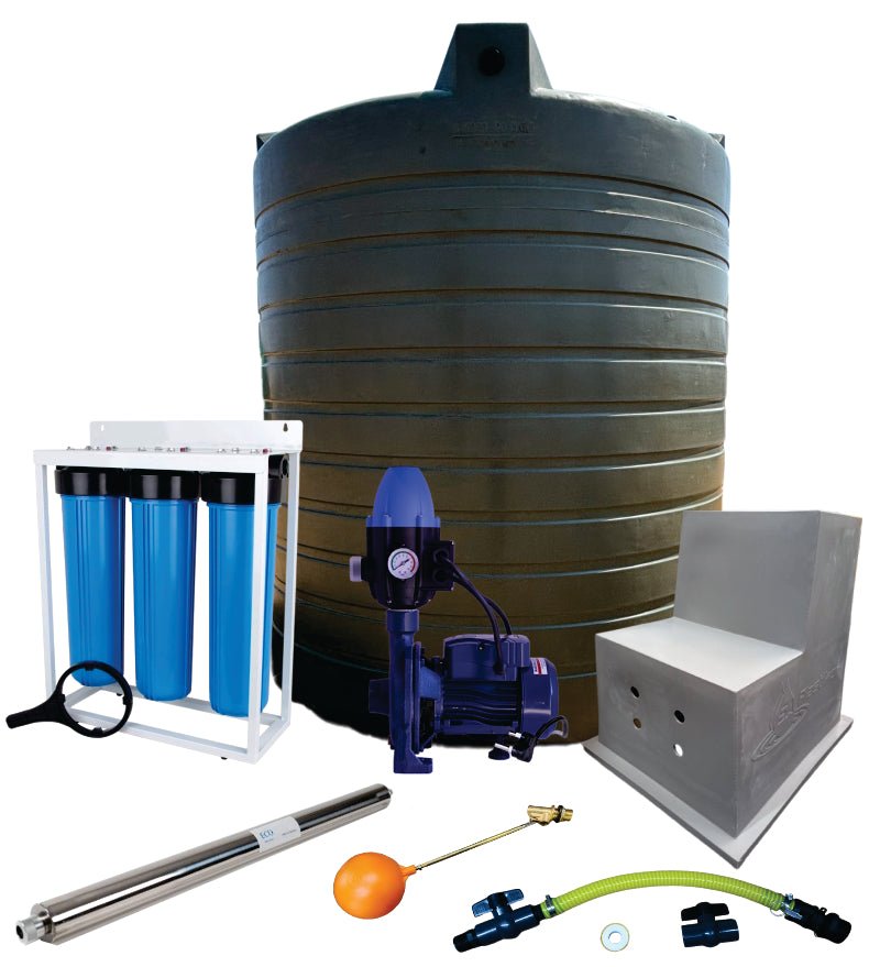 Water tank Combo Full House: 2500l Water tank & 1.1kw Monoblock Water Pump kit — view 3