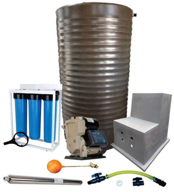 Water tank Combo Full House: 1200l Slim tank & VSP 1.5KW Booster Pump System (with VSD) — view 2