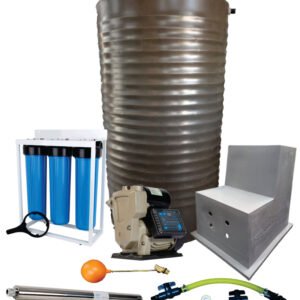 Water tank Combo Full House: 1000l Slim tank & VSP 1.5KW Booster Pump System (with VSD) — product photo