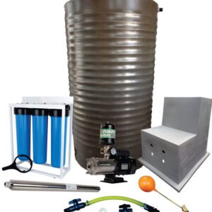 Water tank Combo Full House: 1000l Water tank & 0.75kw Intelli VSD Booster pump xe2x80x94 product photo