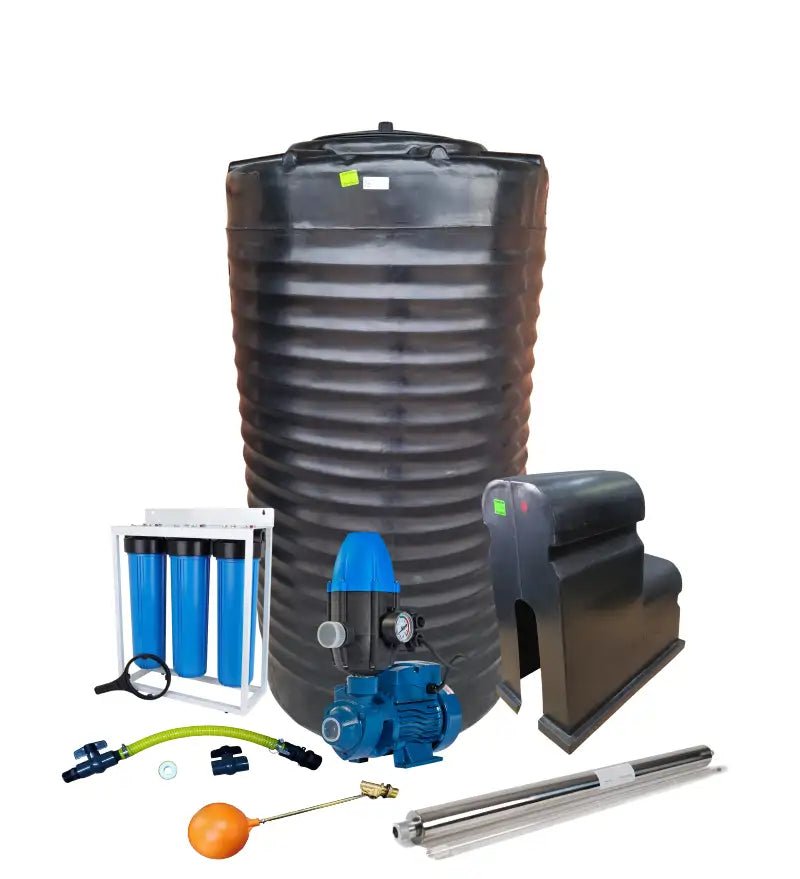 Water tank Combo Full House: 1200l slim tank & 0.75kw Peripheral Water Pump — view 2