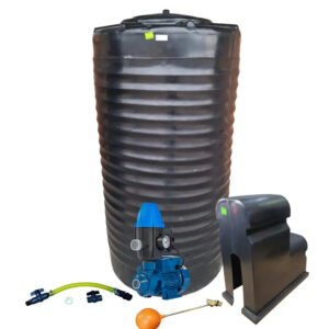 Water tank Combo Executive: 1200l slim tank & 0.75kw Peripheral Water Pump — product photo