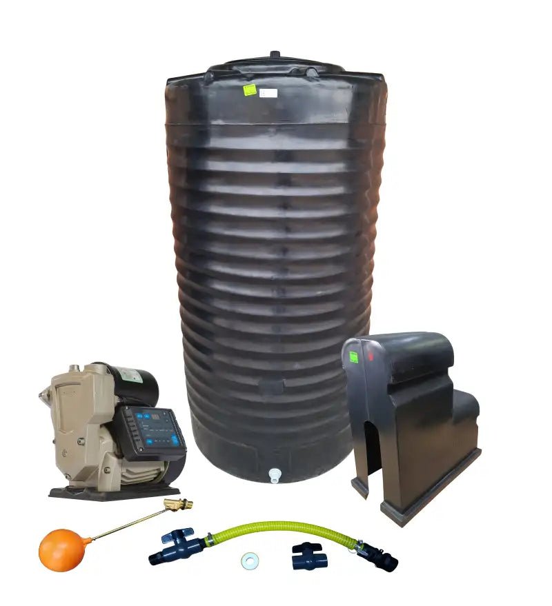 Water tank Combo Executive: 1000l Slim tank & VSP 1.5KW Booster Pump System (with VSD) — product photo