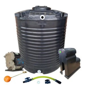 Water tank Combo Executive: 2200l Water tank & VSP 1.5KW Booster Pump System (with VSD) — product photo