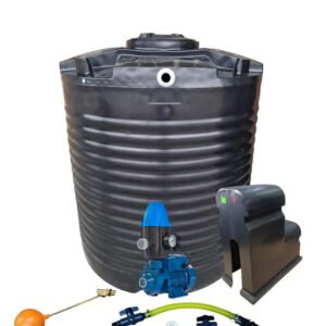 Water tank Combo Executive: 2200l tank & 0.75kw Peripheral Water Pump — product photo