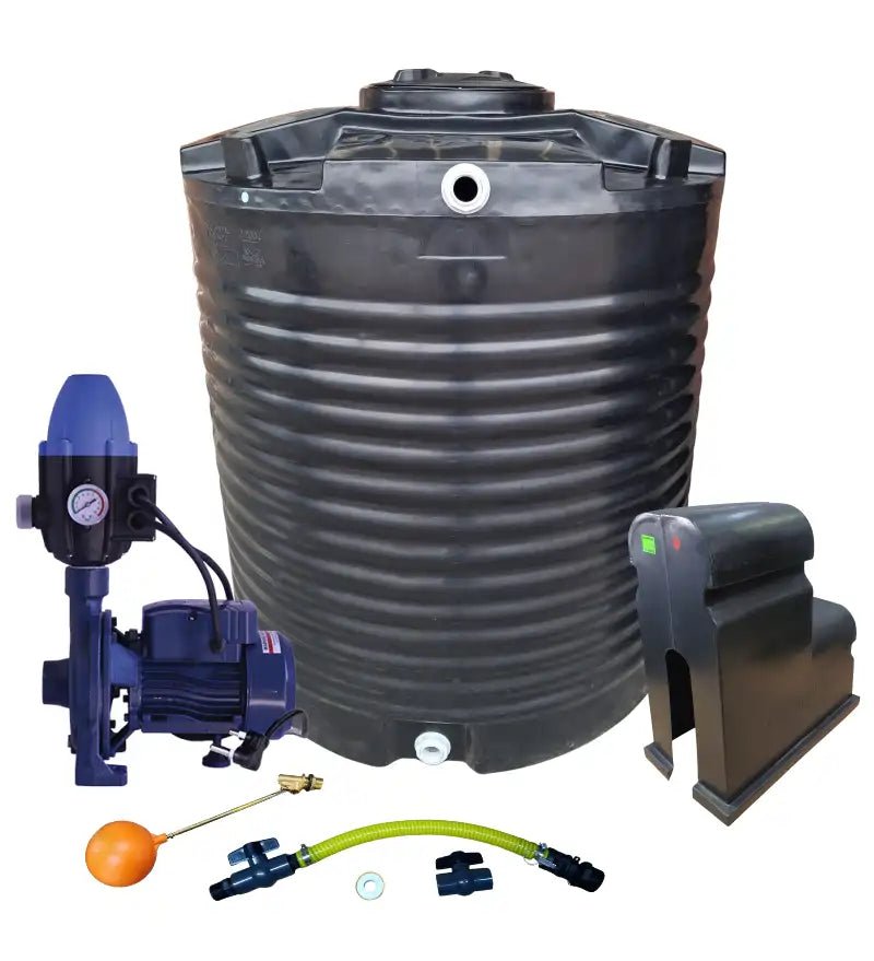Water tank Combo Executive: 2200l Water tank & 1.1kw Monoblock Water Pump kit — product photo
