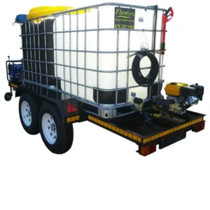 Honey sucker 1000lt Flowbin™ with 1000lt 186bar pressure washer, double axle braked trailer unit xe2x80x94 product photo