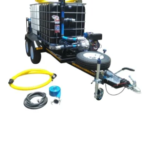 Honey sucker (diesel) 1000lt Flowbin™ with 1000lt Flowbin water bowser (diesel) double axle braked trailer unit xe2x80x94 product photo