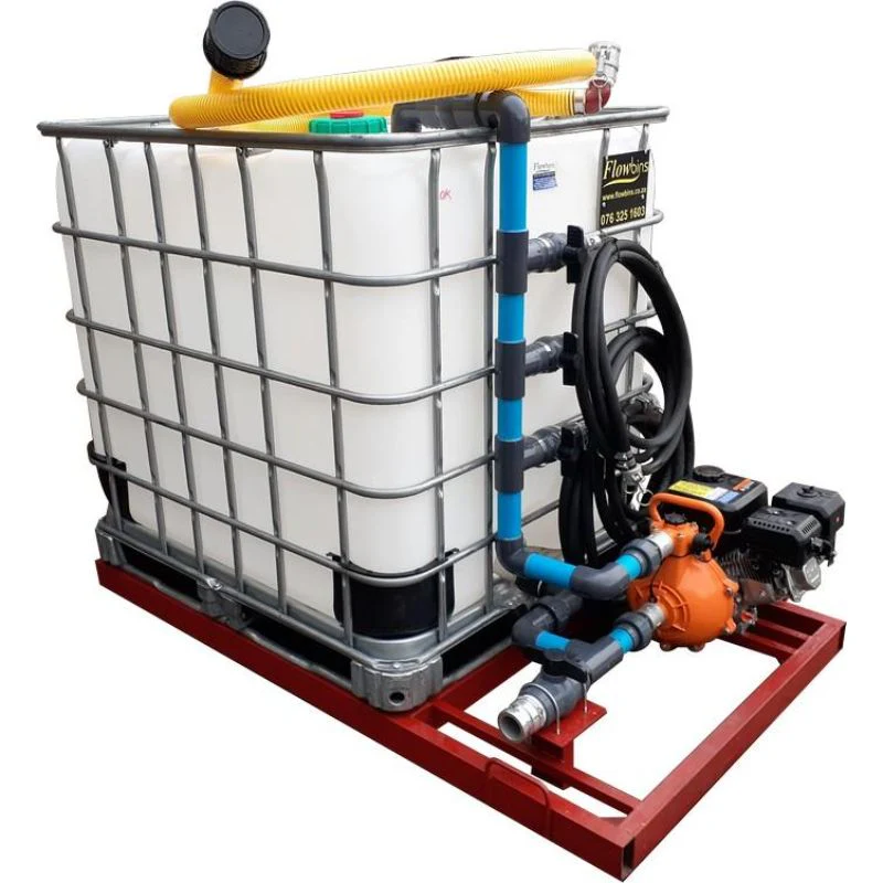 1000l Fire Fighter 7bar-3-outlet Flowbin™ bakkie sakkie unit xe2x80x94 product photo