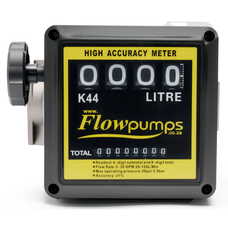 K44 – 4 Digit Flow meter Flowpumps xe2x80x94 product photo