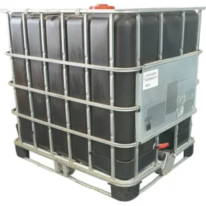 As new 1000l Flowbin™ tank black (C185B) Chemical grade xe2x80x94 product photo