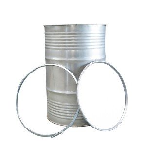 New 210 Litre Open Top Galvanised Steel Drum xe2x80x94 product photo
