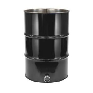 New 210 Litre Open Top Steel Drum With 75mm Bottom Opening xe2x80x94 product photo