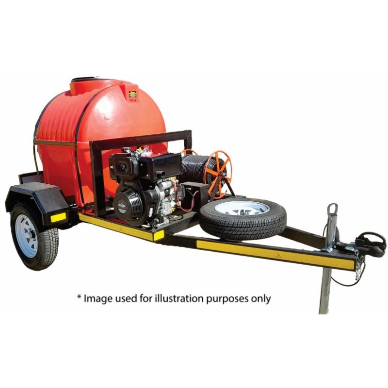 650L Jetting Machine Trailer Horizontal unbraked xe2x80x94 product photo
