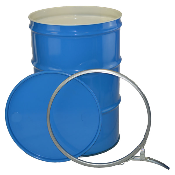 New 210 Litre Open Top Steel Drums With Coated Interior xe2x80x94 product photo