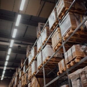 Warehouse pallet racking and shelving system