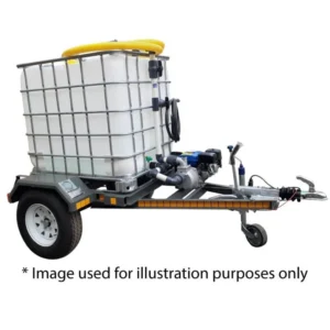 1000l Water Bowser trailer 7bar-3-outlet Flowbin™ braked xe2x80x94 product photo